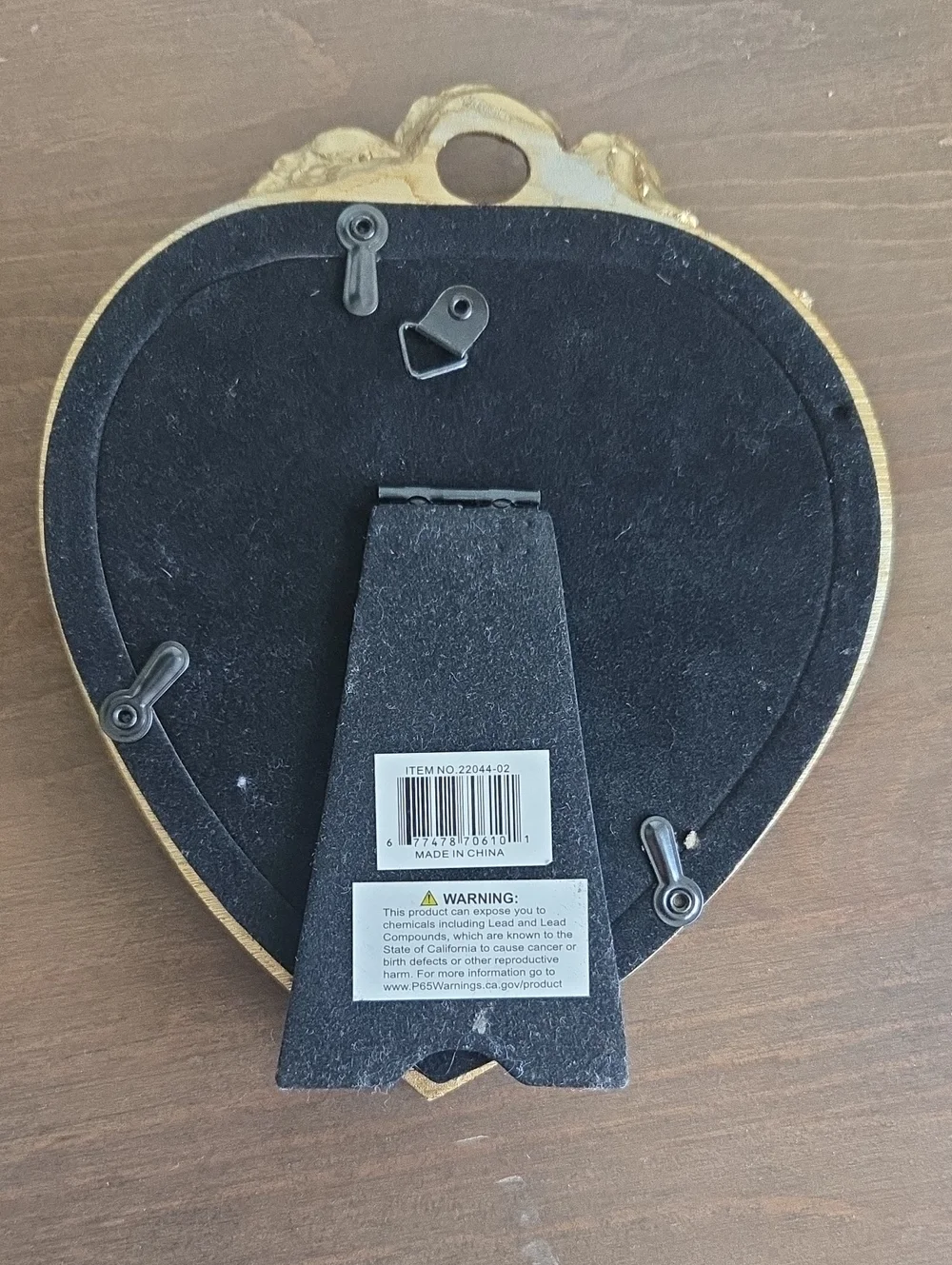 Gold Picture Frame Set Rectangle 5x7 & Heart Shape 5x5, LNWOT